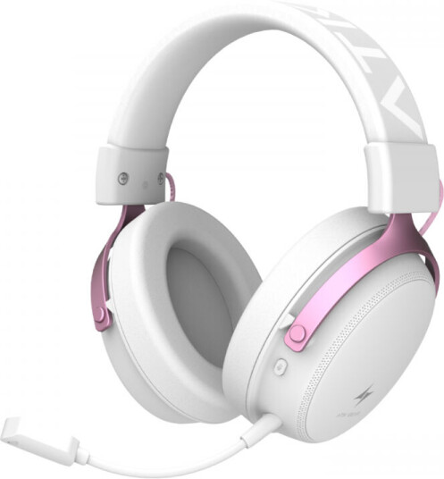 Atk N9 Ultra Trådløst Gaming Headsett Hvit Rosa