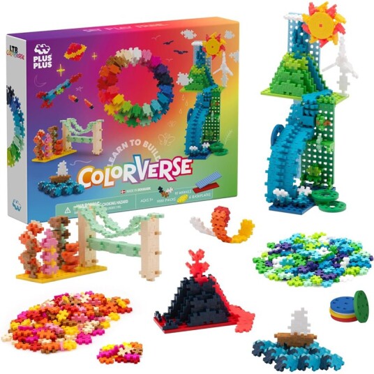 Plus-Plus Mini Lær-å-Bygge ColorVerse Byggesett 1000 Deler