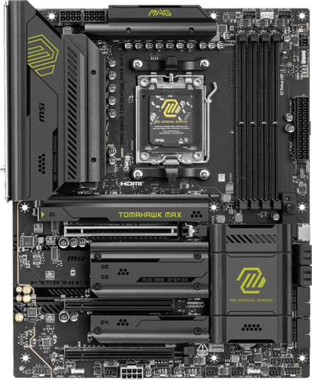 MSI MAG B850 Tomahawk Hovedkort ATX med WiFi og 4xDDR5 MSI MAG B850 Tomahawk Hovedkort ATX med WiFi og 4xDDR5