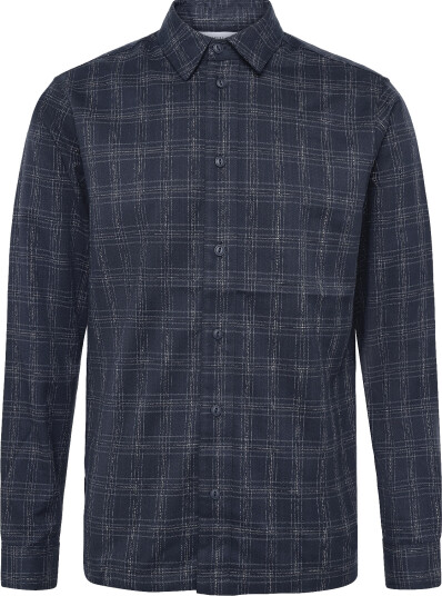 Casual Friday Cfernesto Checked Shirt   Navy   S