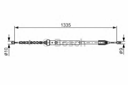 Bremsewire BOSCH 1 987 477 783