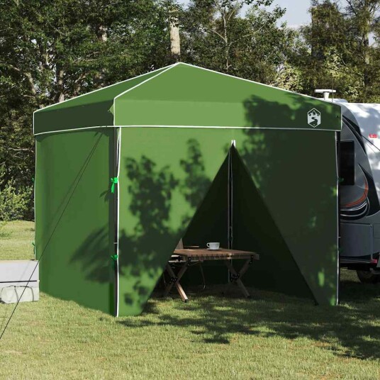 vidaXL Pop-up markise telt grønn 250 x 250 cm stoff