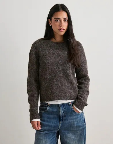 Vero Moda Brun Vmnovah Ls O Neck Pullover Ga Noos
