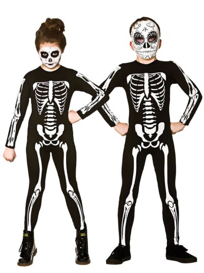 Wicked Costumes Ltd Skjelett unisex 8-10 år