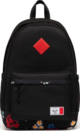 Lego Herschel Heritage Ryggsekk Fallende Blomster Svart