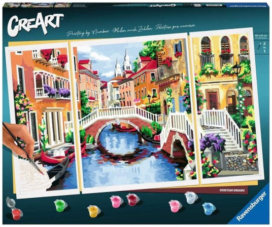 Ravensburger CreArt Mal etter nummer 12+ år Venetian Dreams