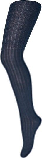 Mp Danmark Navy Ull Rib Strømpebukser 150