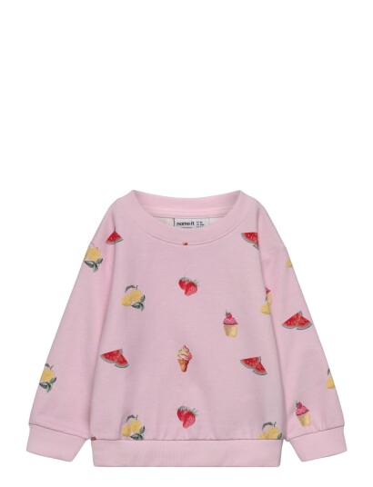 Name It Nmfjovina Ls Nreg Sweat Unb Box Pink 92