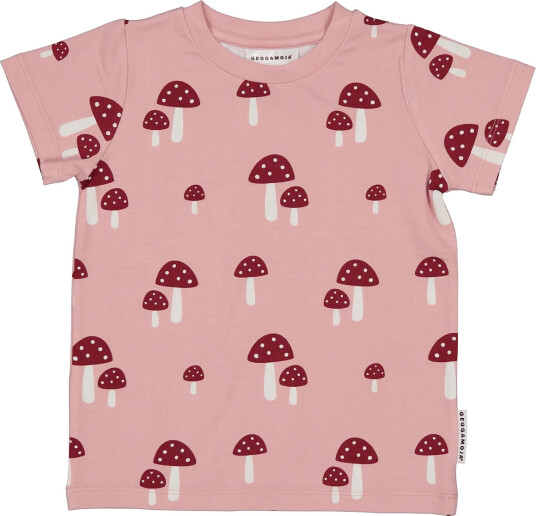 Geggamoja Bamboo T Shirt   Pink   134/140
