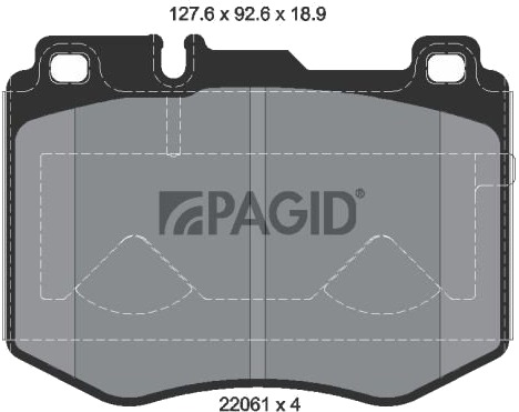 PAGID T2378N Bremseklosser PAGID T2378N Bremseklosser