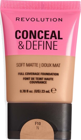 Revolution Beauty London Conceal and Define Soft Matte Tube Foundation