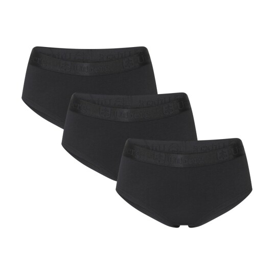 Urberg Bamboo Hipsters 3-pack Wmn Black Beauty L