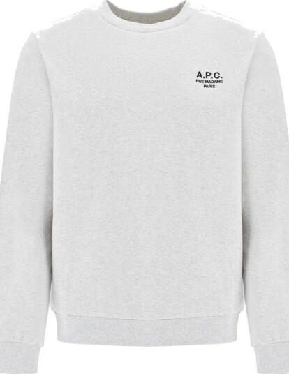 A.P.C. Rue Madame Sweatshirt Heather Grey/Black A.P.C. Rue Madame Sweatshirt Heather Grey/Black