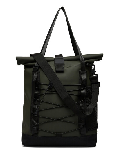 Rains Trail Rolltop Tote Bag W3 - Green - ONE SIZE Rains Trail Rolltop Tote Bag W3 - Green - ONE SIZE