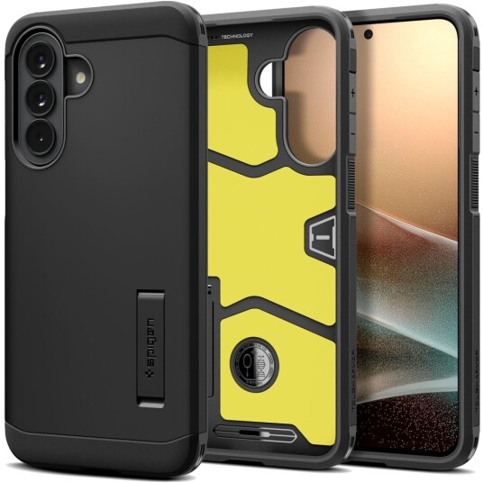 Spigen Tough Armor Mobildeksel for Samsung Galaxy A57 5G - Svart Spigen Tough Armor Mobildeksel for Samsung Galaxy A57 5G - Svart