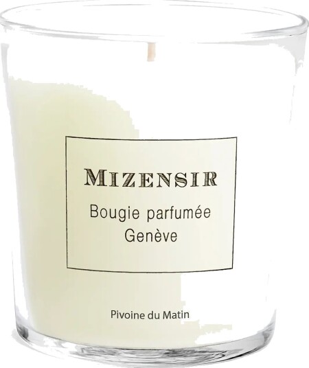 Mizensir Pivoine Du Matin Scented Candle Nude 230 GR