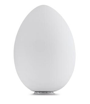 Fontanaarte Uovo Bordlampe Hvit Liten