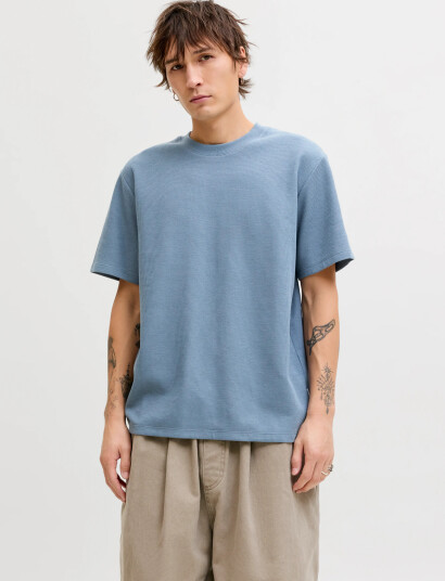Jack & Jones Jjeaustin Tee Ss Noos   Blue   XL