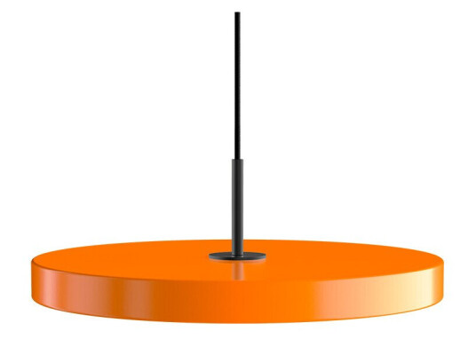 UMAGE - Asteria Pendel Medium Orange/Black Top - Lampemesteren