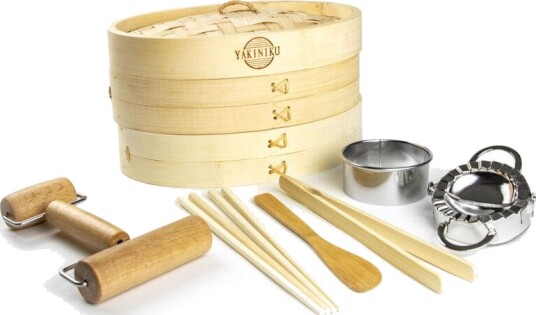 Yakiniku YAKINIKU Bamboo steamer basket Bambus dampkoker