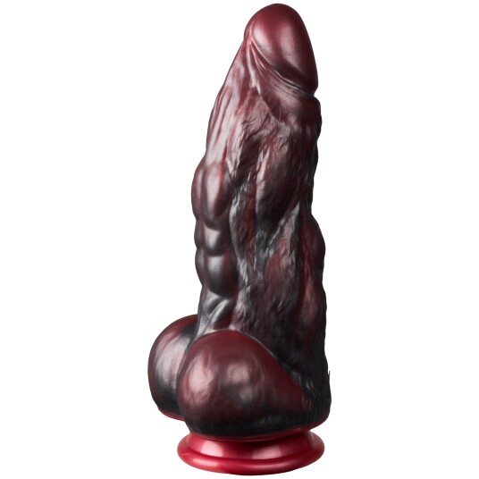 Creature Cocks King Kong Silikon Dildo 23 cm   Rød