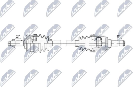 Nty Drivaksel NTY NPW FT 073 Nty Drivaksel NTY NPW FT 073