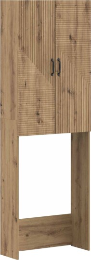 vidaXL Toalett skap HAARLEM Artisan eik 66 x 25,5 x 190 cm