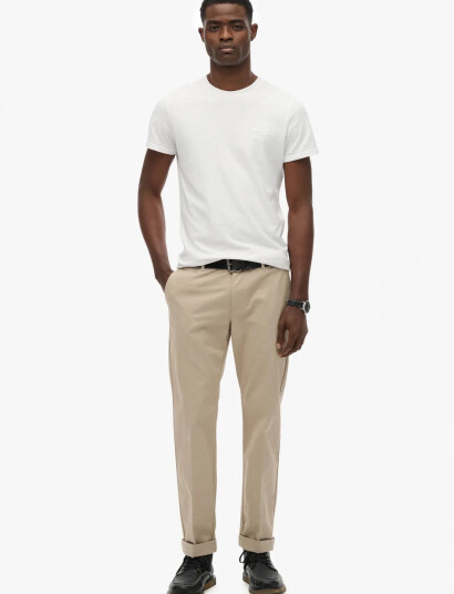 Superdry Premium Regular Chino   Beige   30 x 32