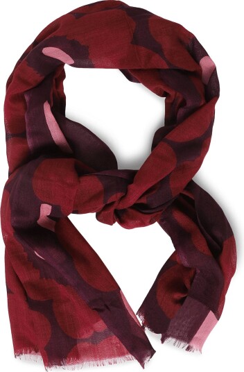 Marimekko Fiore Unikko DARK RED DARK VIOLET ROSE One Size