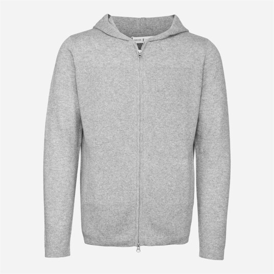 Ferner Jacobsen Full Zip Hoodie Cashmere Men - Medium Grey