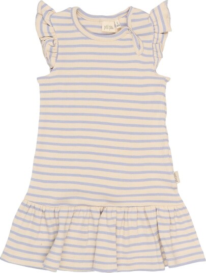 Petit Piao Kjole PpSky Cosmic Sky Striped Petit Piao 2 år 92 Kjole Beige Lilla