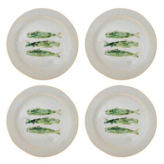 Creative Collection - Hadden tallerken 27 cm 4 stk grønn