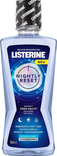 Listerine Mouthwash Nightly Reset Ekstra Fluor 400 ml