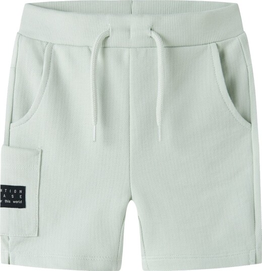Name It Shorts Piqué NmmVivasse Pale Aqua Name It 6 år (116) Shorts Grønn
