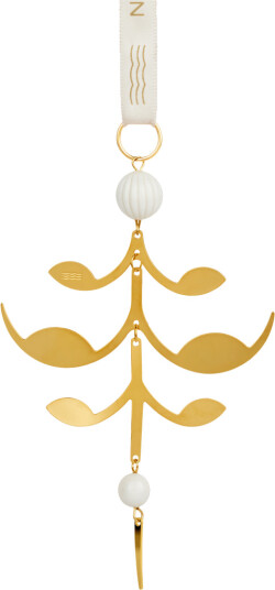 Royal Copenhagen   Juleornament palmette 10 cm forgylt