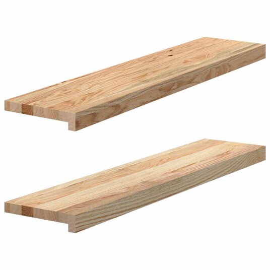 2 Stk Ubehandlet 90x20x2cm Heltre Eik 2 Stk Ubehandlet 90x20x2cm Heltre Eik