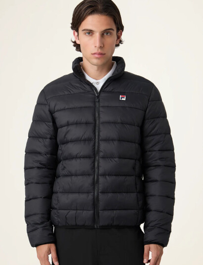 FILA Milano Regular Thin Puffer Jacket - Black - M FILA Milano Regular Thin Puffer Jacket - Black - M