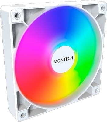 Montech GF120 PWM Vifte 120mm Hvit Montech GF120 PWM Vifte 120mm Hvit