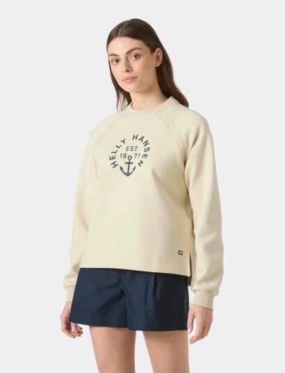 Helly Hansen W Capri Graphic Sweater Cream XL Helly Hansen W Capri Graphic Sweater Cream XL