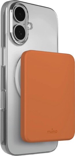Puro 4200 mAh ultratynn MagSafe USB-C powerbank - Oransje