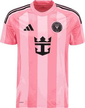 Adidas Inter Miami CF Home Jersey, fotballdrakt, herre Pink M