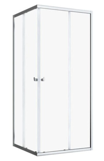 Sealskin Hooked Dusjhjørne m/2 Skyvedører 90x90 - Krom Sealskin Hooked Dusjhjørne m/2 Skyvedører 90x90 - Krom