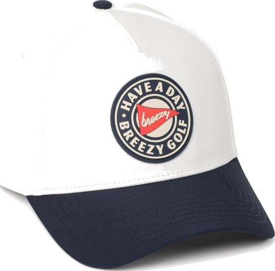 Breezy Hero Logo Hat Hvit Blå Capser White/Navy Breezy Hero Logo Hat Hvit Blå Capser White/Navy