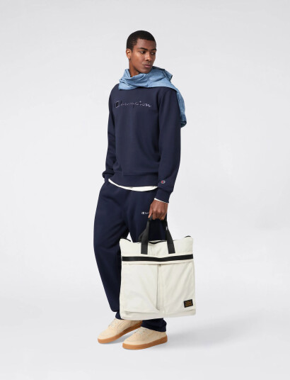 Champion Straight Hem Pants   Navy   XS
