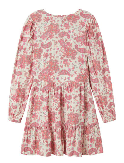 LMTD Nlfsandy Ls Short Dress Pink 152