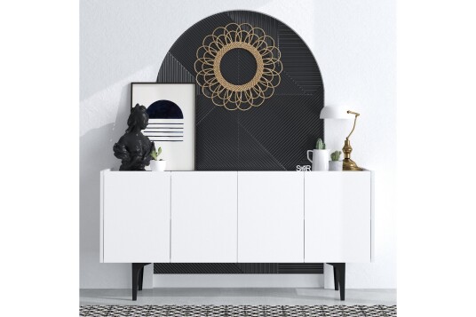 Desgrar Konsollbord 150x75 cm Hvit
