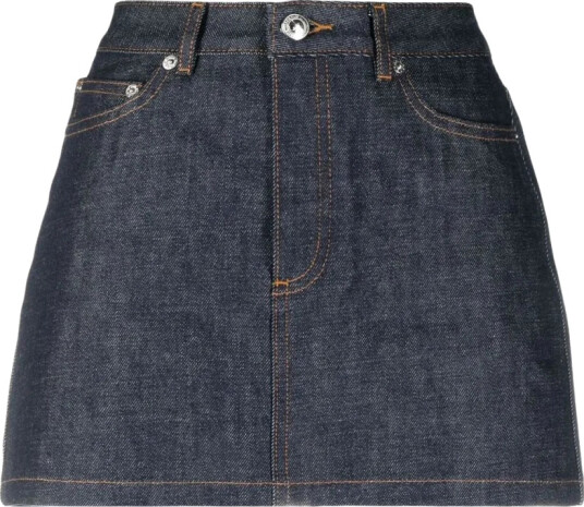 A.p.c. Dame Skjørt Blå S,