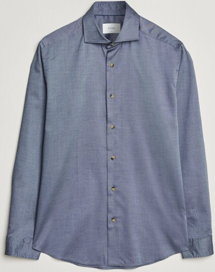 Eton Signature Oxford Shirt Blue