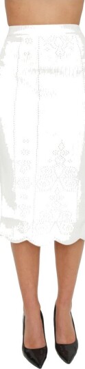 Twinset Dame Skjørt Hvit XS, Twinset Dame Skjørt Hvit XS,