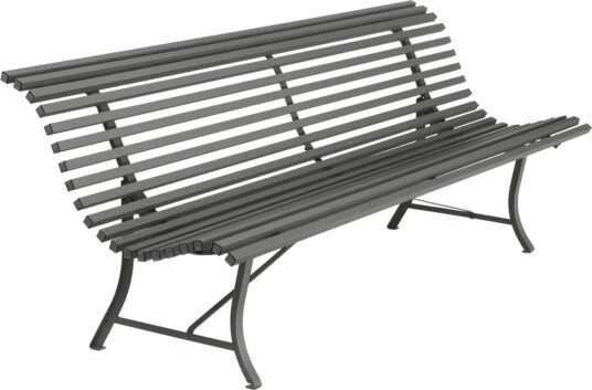 Fermob - Louisiane Bench 200 Cm Rosemary 48 - Hagebenker - Grønn - Metall Fermob - Louisiane Bench 200 Cm Rosemary 48 - Hagebenker - Grønn - Metall